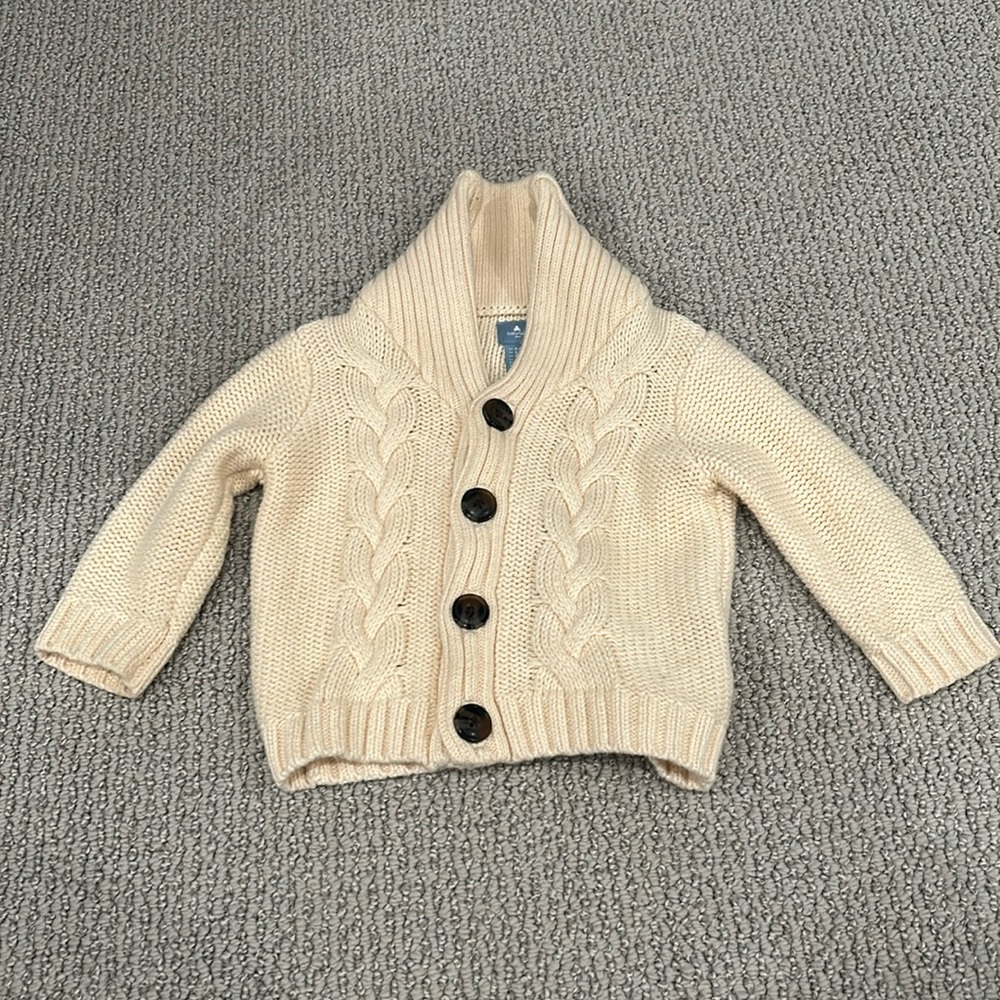 Baby gap sweater cream 6-12M